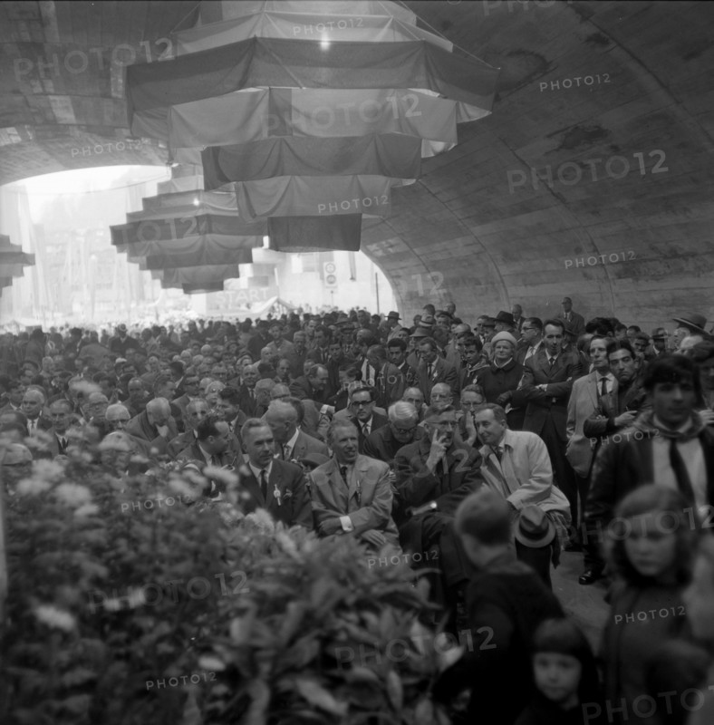 Baden, opening of Schlossberg tunnel; 1965
