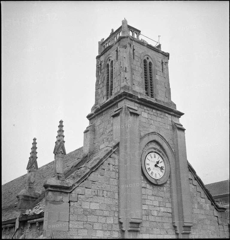 Earthquake in Valais, Aigle church 1946
