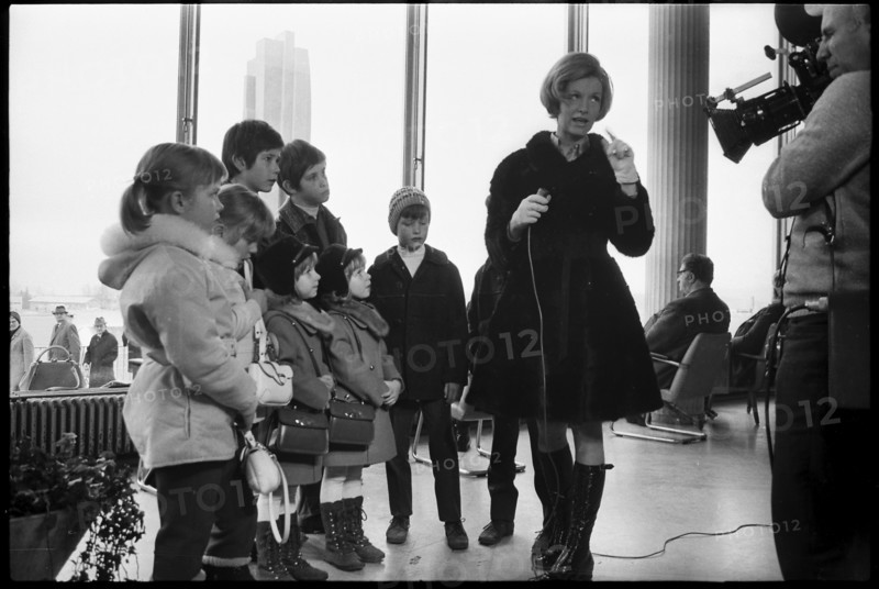 Telerecording with 'Blick-twins' to: 'Treffpunkt Airport' 1970