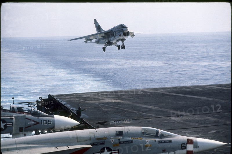 US Aircraft Carrier John F. Kennedy in the Mediterranean