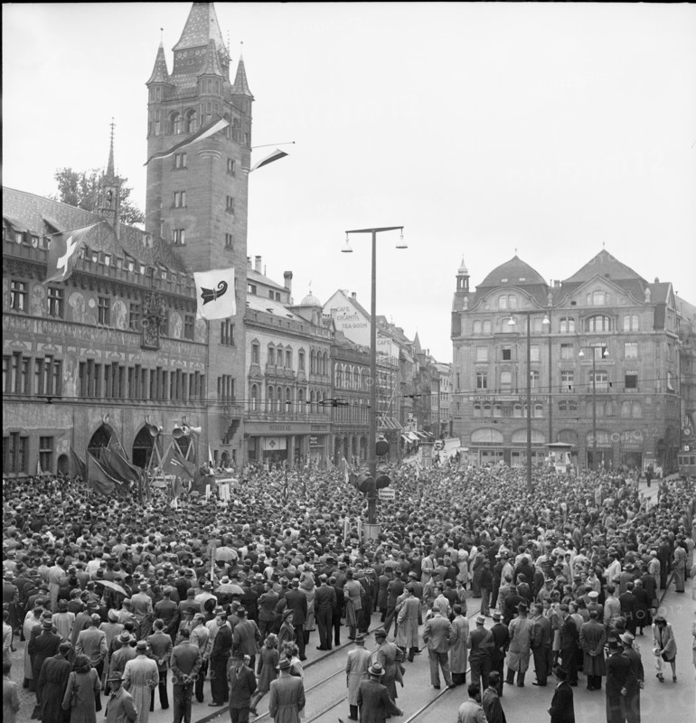 May Day rallies in Basel 1948