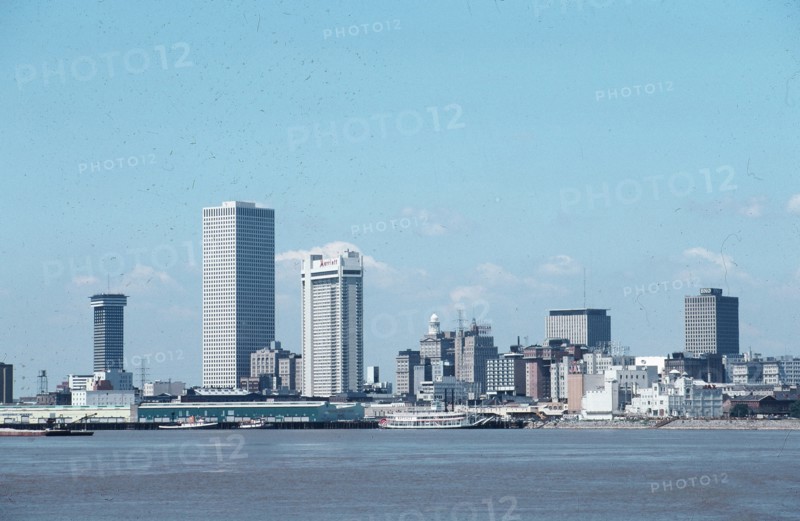 New Orleans skyline, 1976