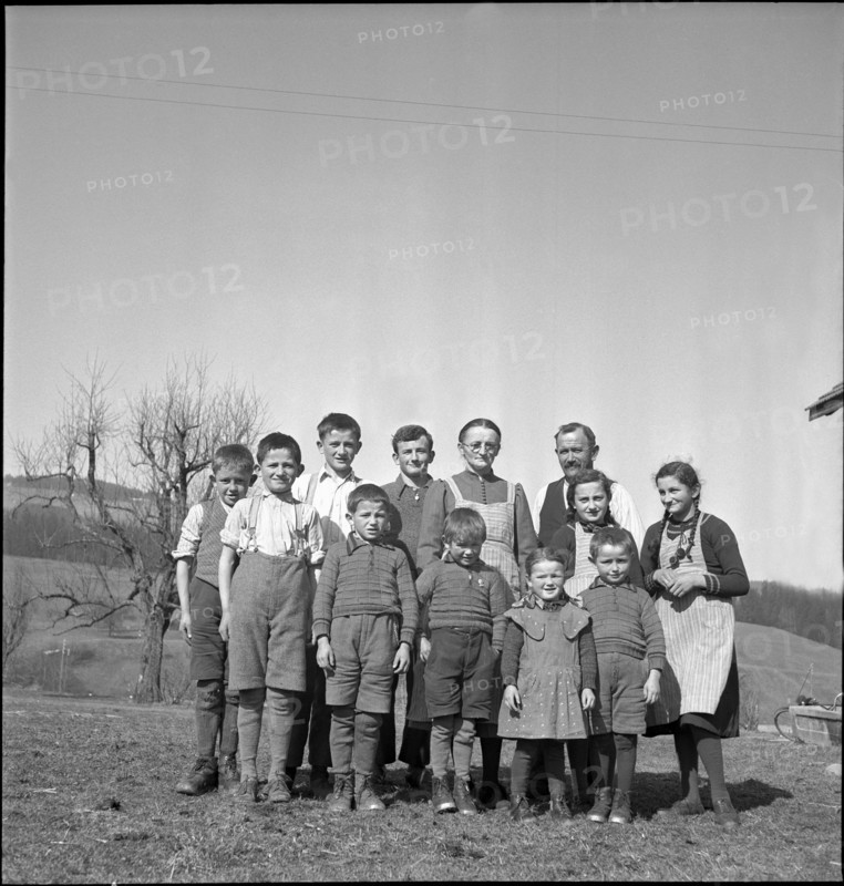 Swiss farmer's family in 1941