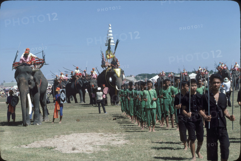 Elephant Games in Thailand 1979