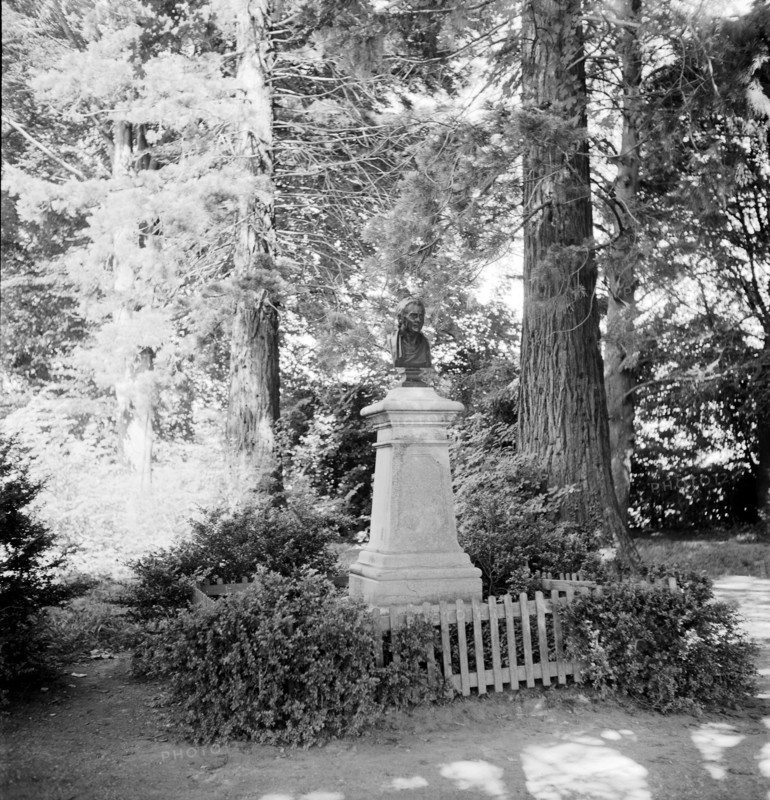 ST. Peter's Island, Jean-Jacques Rousseau memorial; 1955