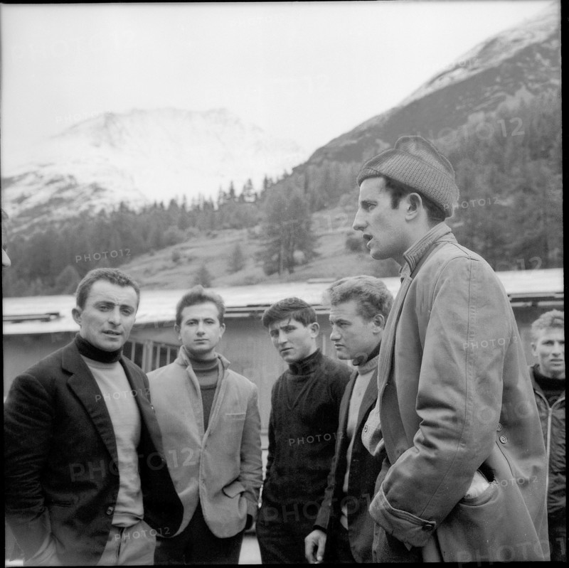 Mattmark Glacial Ice Avalanche; after the accident; surviving workers; 1965