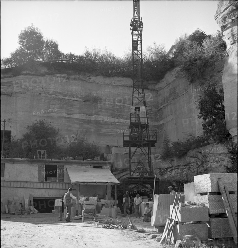 Quarry Beauregard in Friborg 1949