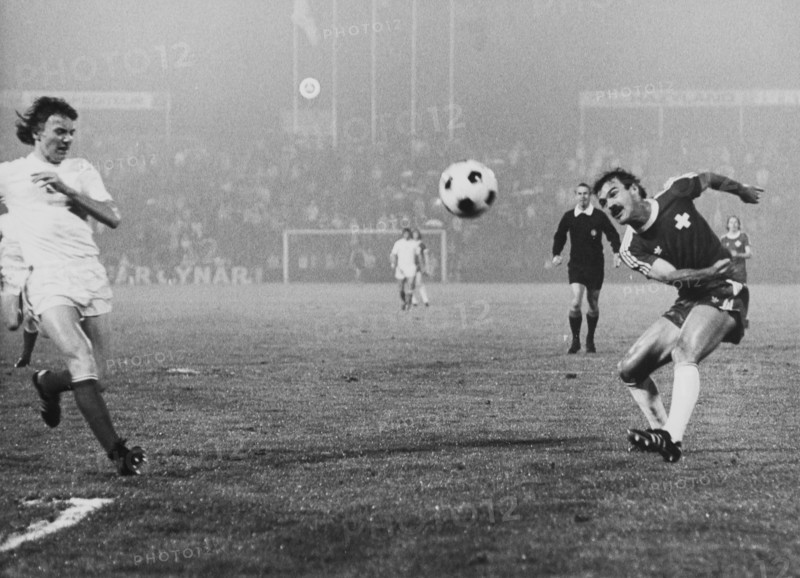 International match Switzerland - Poland 1976; Wawrowski, Elsener