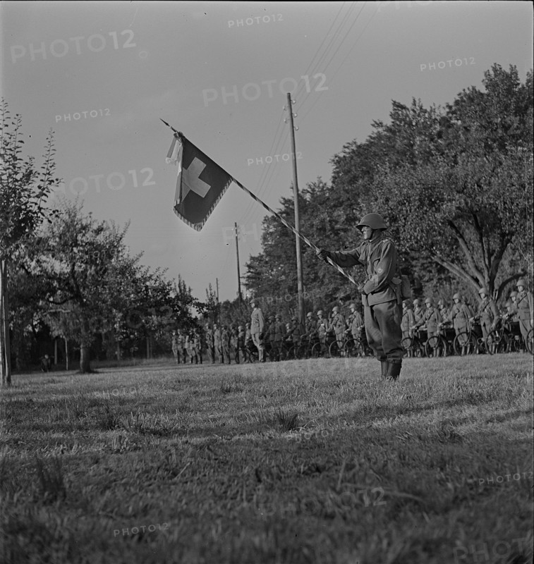 Soldiers ready to swear oath of allegiance; 1939