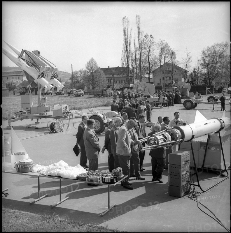 Demonstration of Contraves air defense system, Zurich 1958