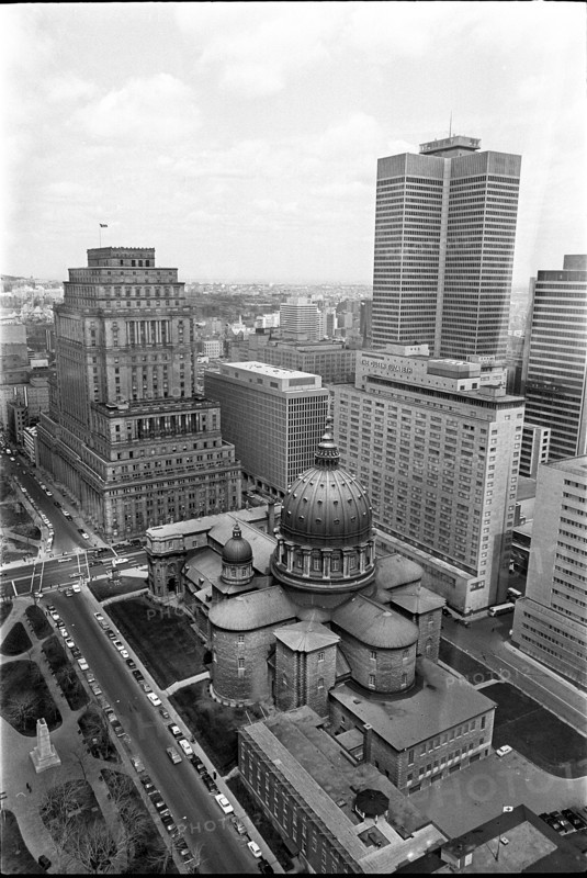 View over Montreal during the Expo 1967