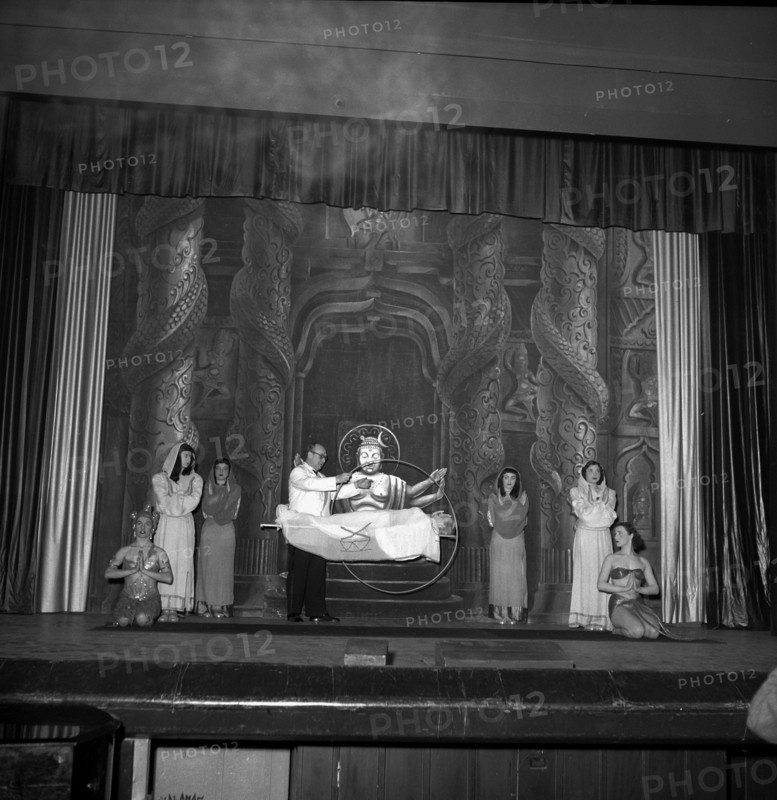 Magical show with Kalana and Gloria, 1951