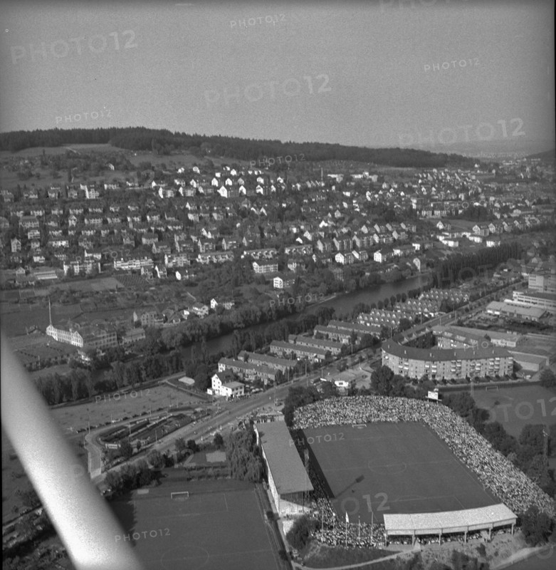Hardturm Stadium in Zurich, 1955