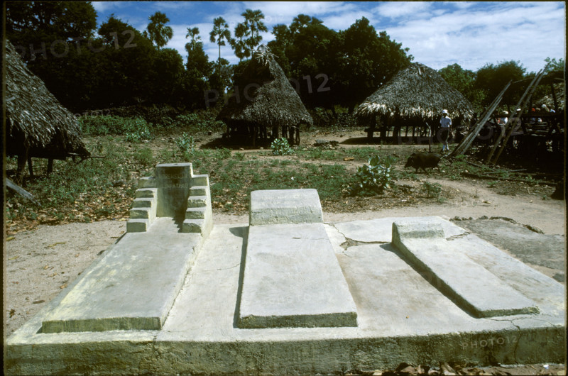 Cult site on Sawu island, Indonesia, 1986