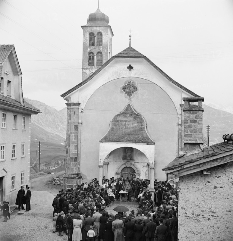 Rally of the local council in Hospenthal, 1946