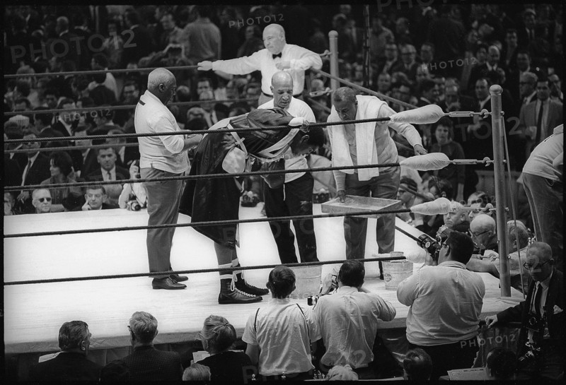WC fight Muhammad Ali, born Cassius Marcellus Clay Jr. versus Ernie Terrell, Houston 1967