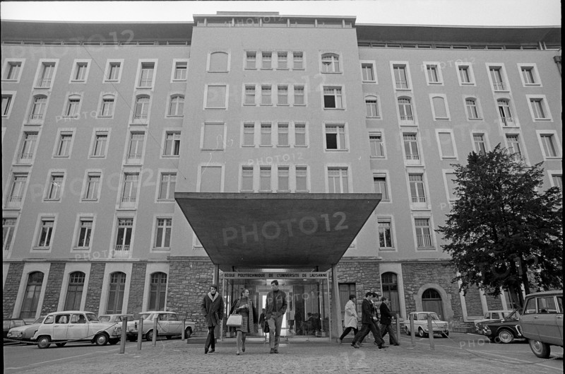 Entrance Institute of Technology Lausanne 1968