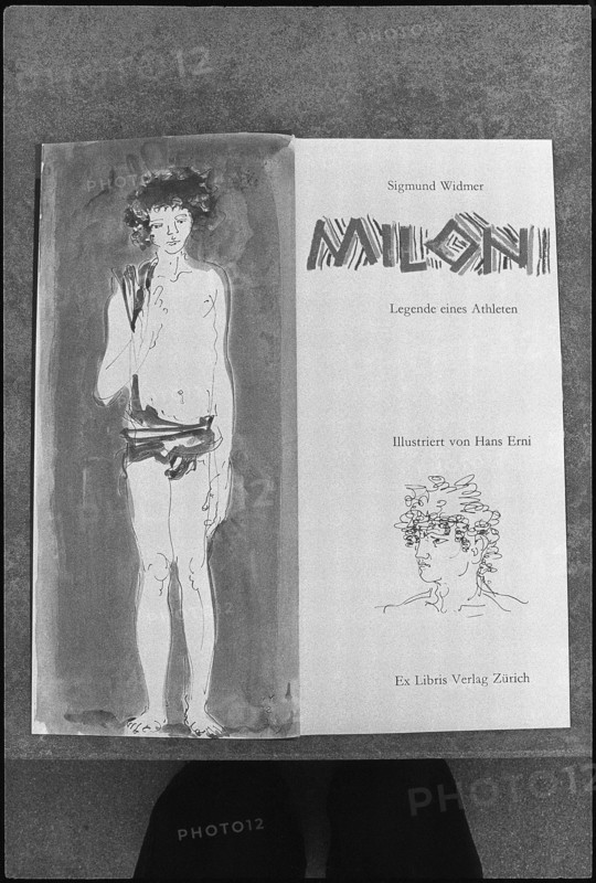 Milon, Story of an Athlete, written by Widmer, illustrated by Erni, published in 1972