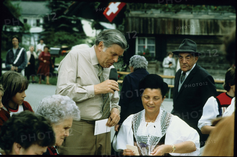 TV program Diräkt us by Wysel Gyr, Gurmels 1983