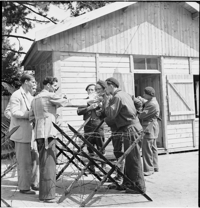 WW 2: border Switzerland-France, Verrier 1944.
