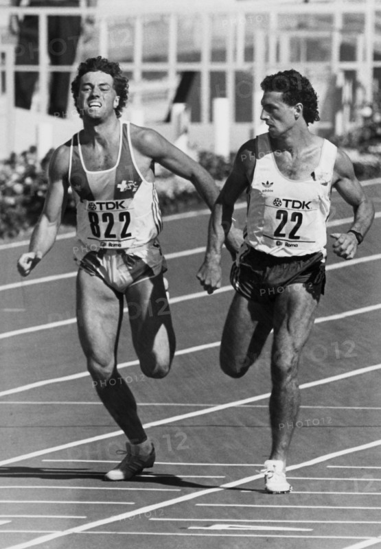 Track and field WC 1987 Rome: Marcel Arnold, Darren Clark
