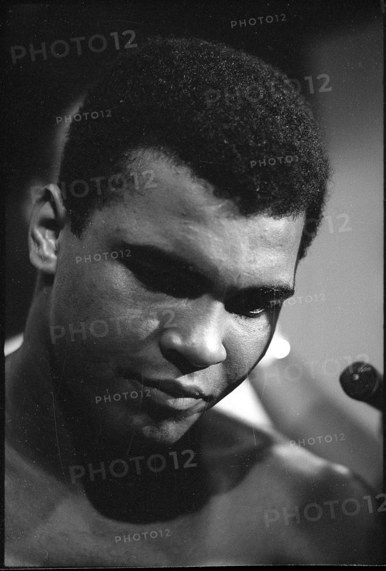 Muhammad Ali, born Cassius Marcellus Clay Jr. before WC fight versus Ernie Terrell, Houston 1967