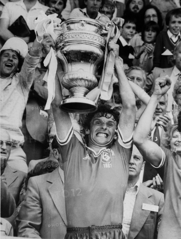Cup winner 1981, FC Lausanne-Sports: Captain Parietti