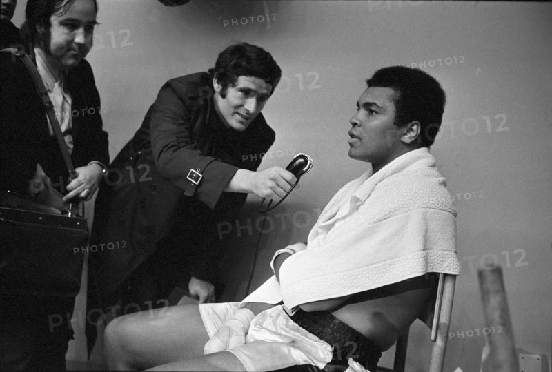 Muhammad Ali, born Cassius Marcellus Clay Jr. training in Zurich 1971
