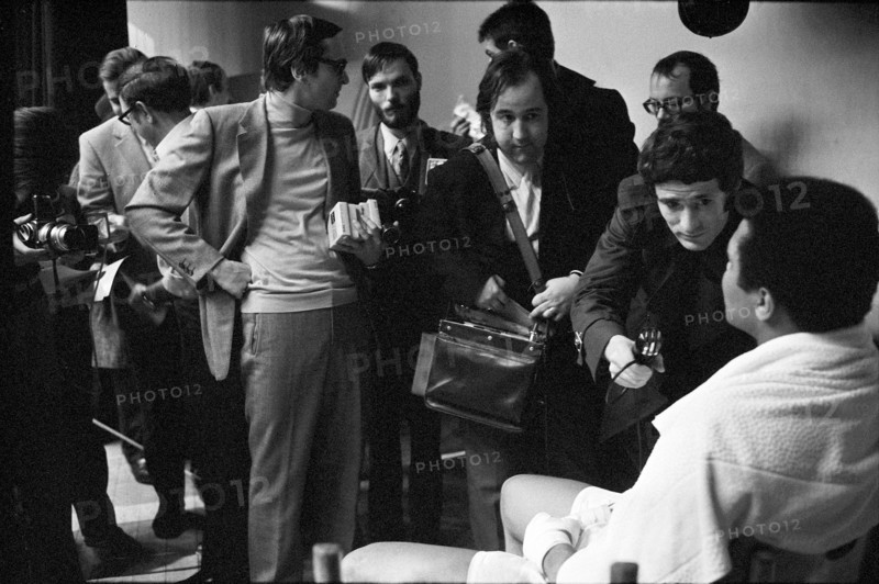 Muhammad Ali, born Cassius Marcellus Clay Jr. training in Zurich 1971