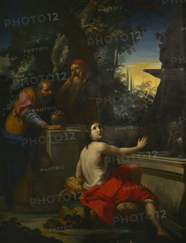 Mauro Picenardi (1735-1809). Italian painter. Susanna and the Elders. Oil on canvas. Ala Ponzone Civic Museum, Cremona, Italy.