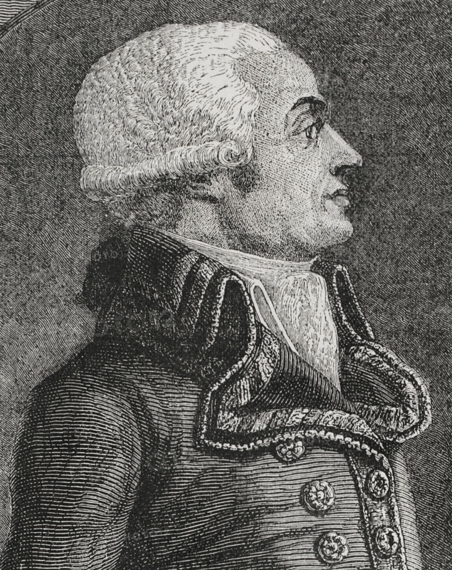 Charles Francois Dumouriez (1739-1823). French general who took part in the French Revolutionary Wars. Portrait. Drawing by Bocourt. Engraving by Pannemaker. Detail. ""History of the French Revolution"". Volume I, 1876.