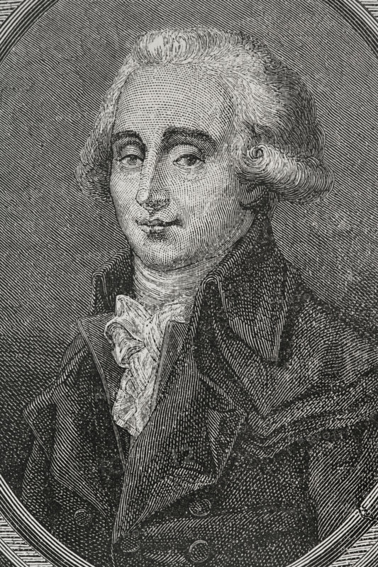 Georges Couthon (Georges Auguste Couthon) (1755-1794). French revolutionary. Deputy in the Legislative Assembly in September 1791. Elected to the National Convention in September 1792. President of the Convention (21 December 1793 to 5 January 1794). Portrait. Engraving. ""History of the French Revolution"". Volume I, 1876.