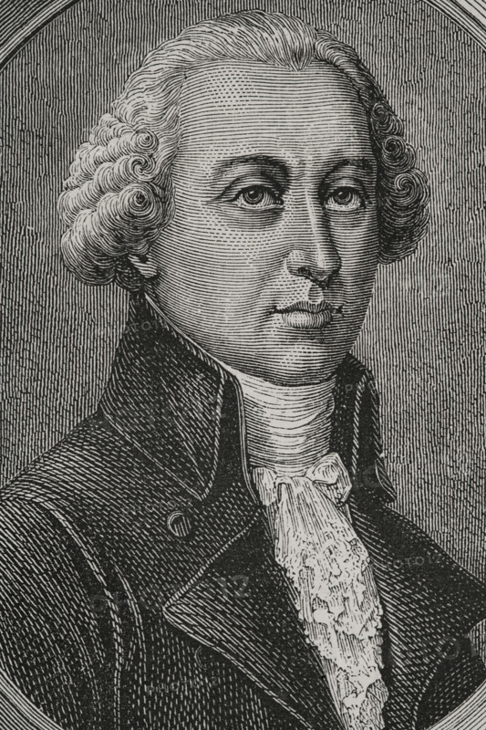 Carlo Andrea Pozzo di Borgo (1764-1842). French politician. In 1804 he joined the Russian diplomatic service. Portrait. Engraving. ""History of the French Revolution"". Volume I, 1876.
