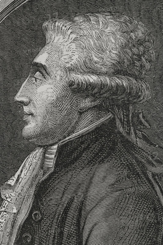 Raymond de Seze (1750-1828). French lawyer. He defended King Louis XVI, along with two other lawyers, during his trial before the Convention. Portrait. Engraving. ""History of the French Revolution"". Volume I, 1876.