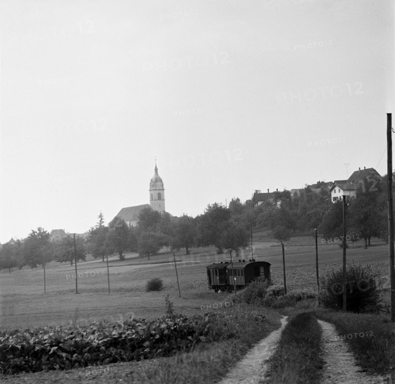Steam train near Sursee 1959