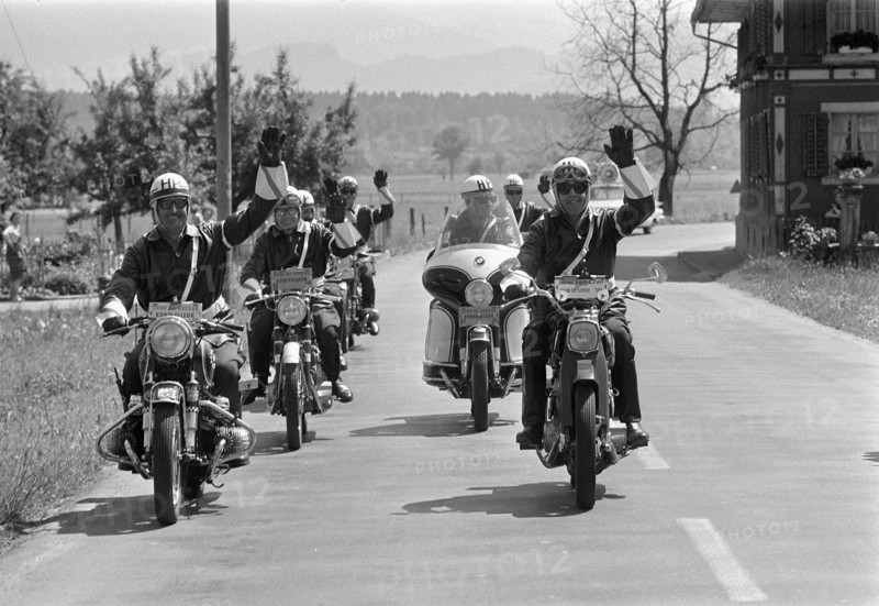 Tour de Suisse 1967: Motorcycle police officers