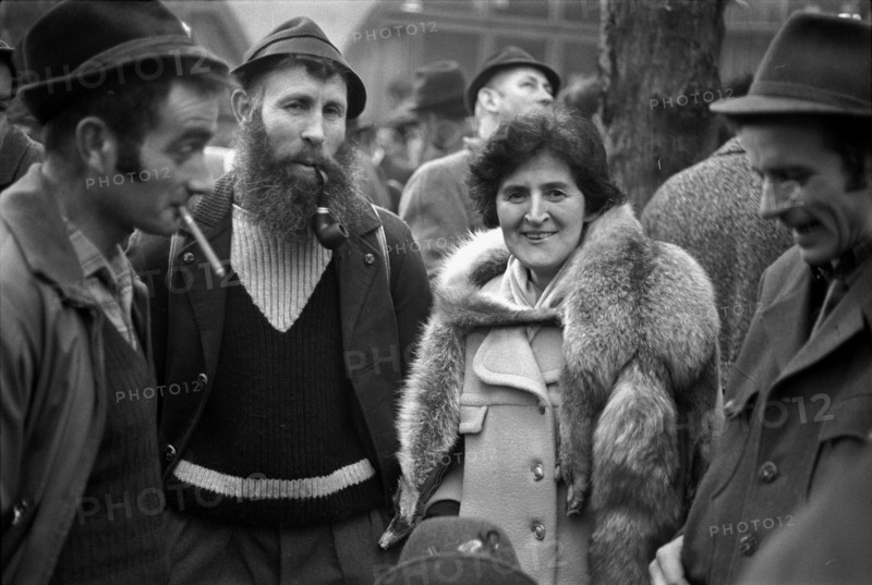 Fur market in Lucerne 1971
