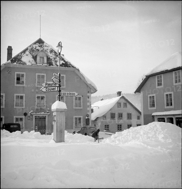 La Brévine, community center; 1951