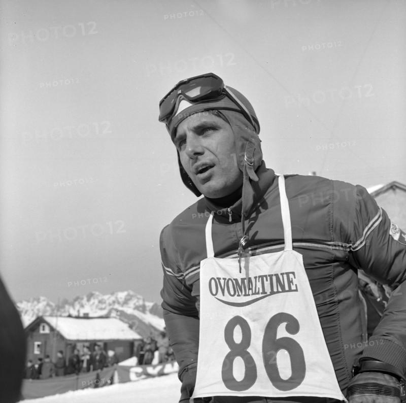 Skier with start number, 1966