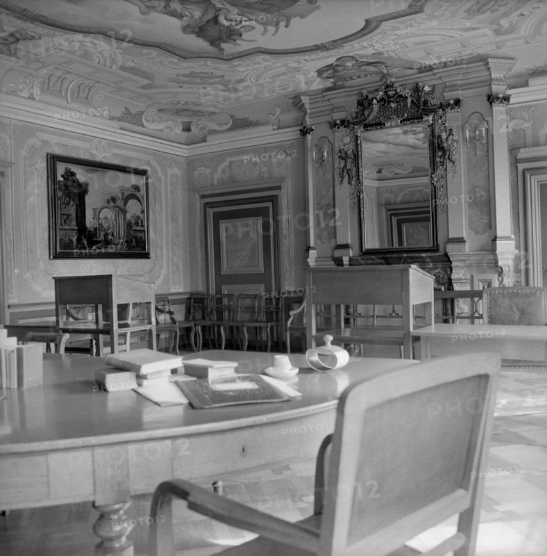 Chur: Town Hall, Hall; 1958