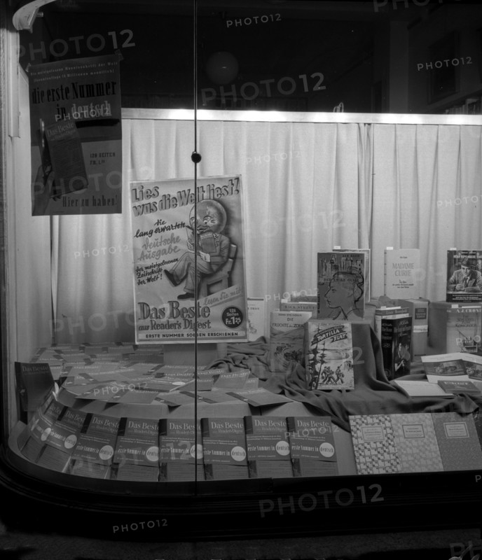 Bookstore Bücherfreunde: Advertising for Das Beste, 1948
