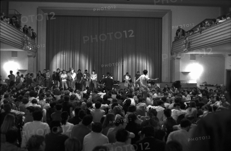 General Assembly of the Autonomous Youth Center Action in the Volkshaus Zurich 1968