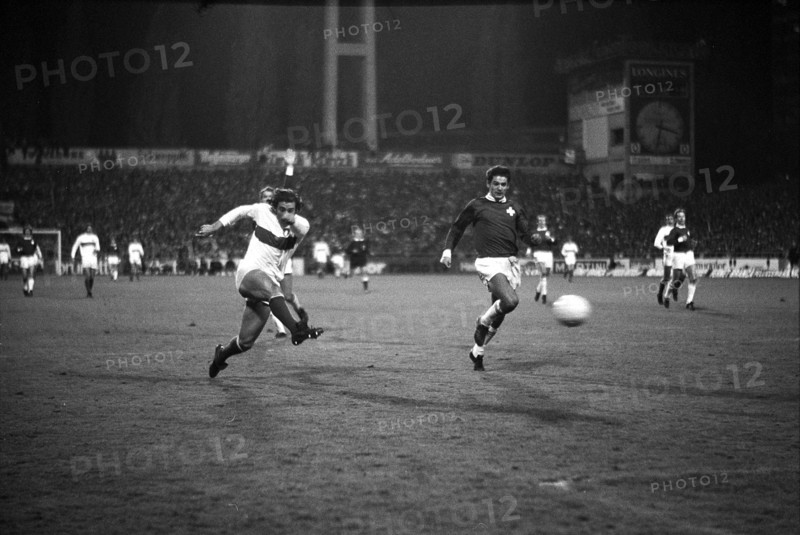 International match Switzerland  Italy 1972: Chinaglia, Boffi