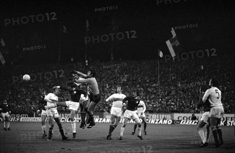 International match Switzerland  Italy 1972: Goalkeeper Dino Zoff