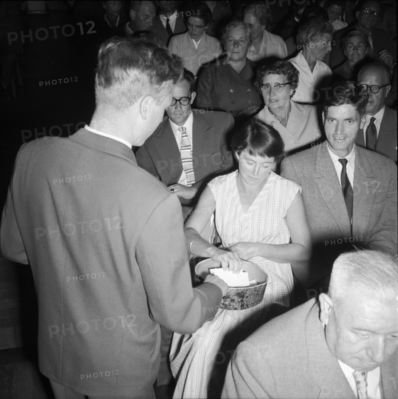 Citizens' meeting in Riehen, 1958