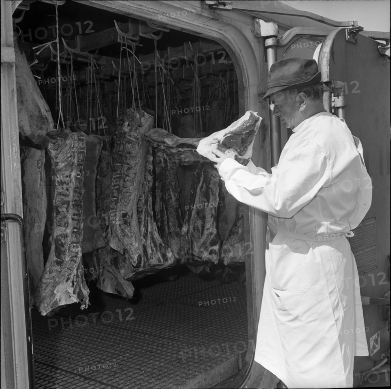 Basel, quality control at the Swiss border, 1966