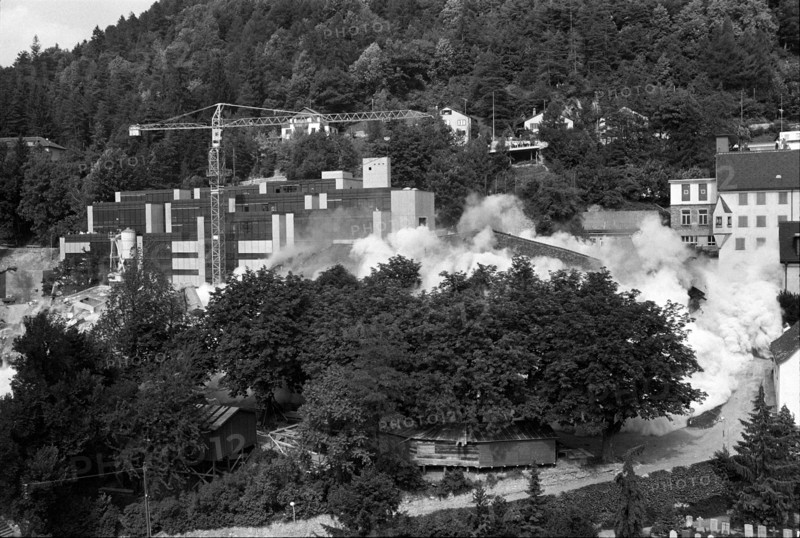 Demolition of the old seminary, Chur 1970