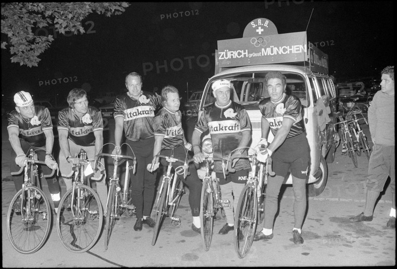 Munich Olympic Games 1972: Longdistance cyclists from Zurich to Munich