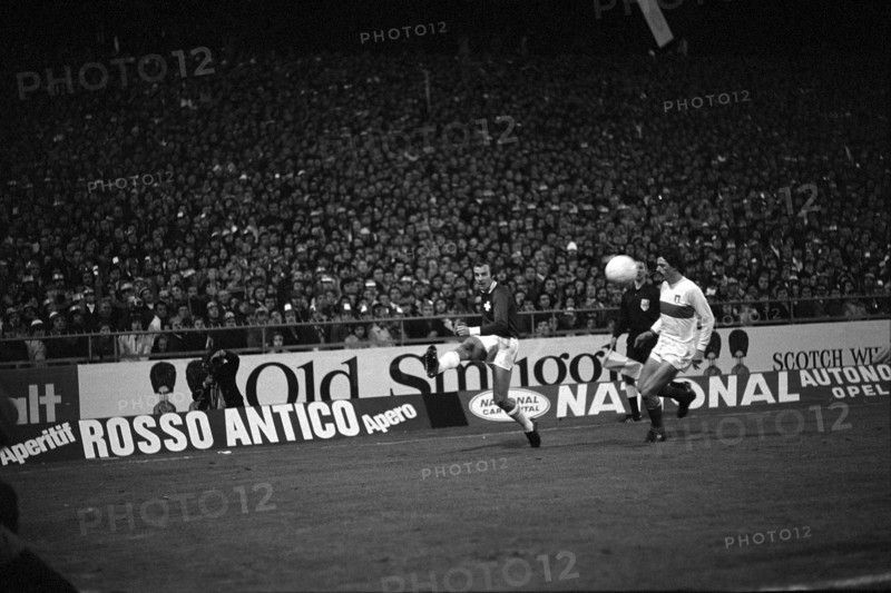 International match Switzerland  Italy 1972: Ramseier, Agroppi