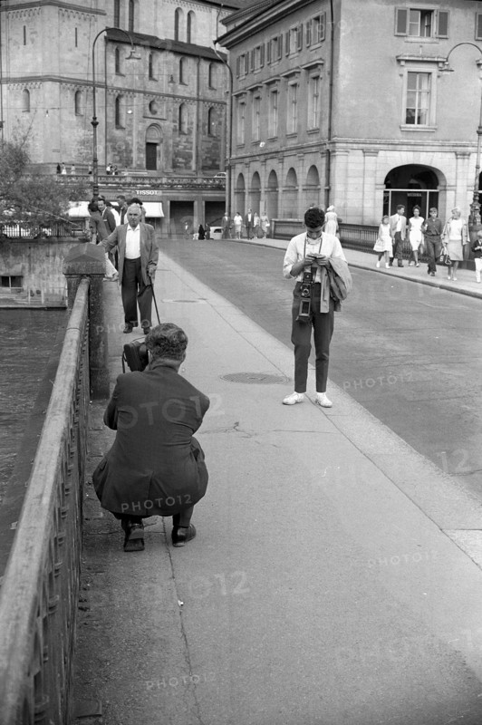 Tourists in Zurich, 1962